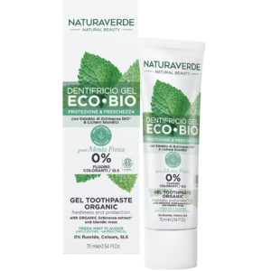 Pasta de dinti gel bio cu aroma de menta