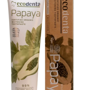 Pasta de dinti organica pentru albire cu extract de papaya