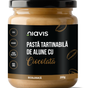 Pasta tartinabila de alune cu ciocolata ecologica