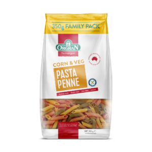 Paste penne din porumb si legume