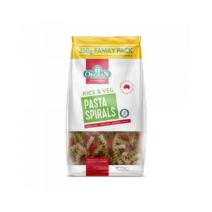 Paste spirale din orez si legume fara gluten