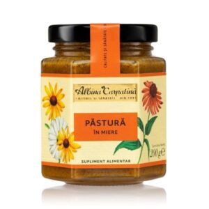 Pastura in Miere Albina Carpatina 200g – supliment apicol natural cu efect tonic si revitalizant