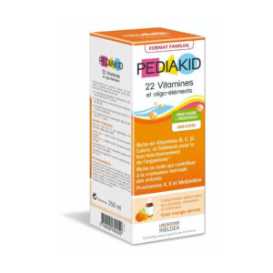 Pediakid 22  Vitamine si Oligoelemente sirop cu gust de portocale