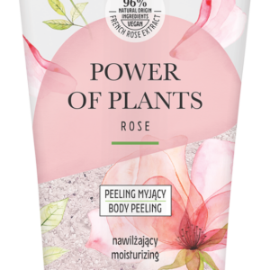 Peeling corporal hidratant cu extract de trandafir Power of Plants