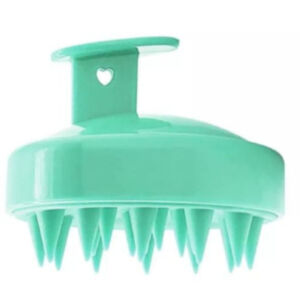 Perie de masaj pentru par si scalp nuanta verde