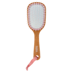 Perie de par pentru descalcire din pluta ovala mica