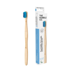 Periuta de dinti din bambus Adult Sensitive Blue