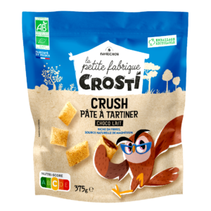 Pernute bio pentru copii cu crema de ciocolata cu lapte