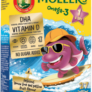 Pestisori gumati Omega 3 cu lemon lime si fructul pasiunii