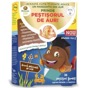 Pestisori gumati cu Omega-3 si aroma de cola
