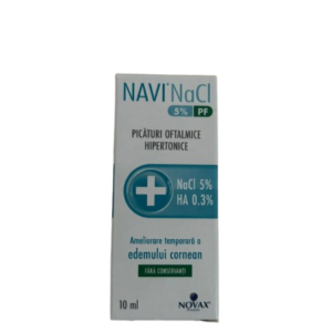 Picaturi oftalmice hipertonice Navi NaCl 5% PF
