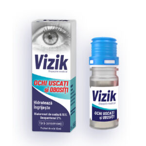 Picaturi pentru ochi uscati si obositi Vizik