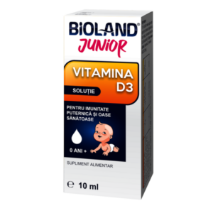 Picaturi solutie orala Vitamina D3 Bioland Junior