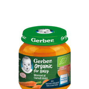 Piure Bio din morcovi si cartofi dulci de la 4 luni