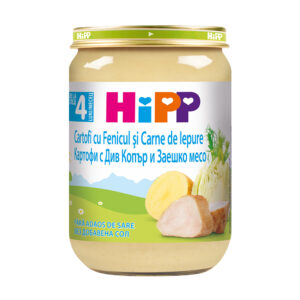 Piure cartofi si fenicul cu iepure +4 luni