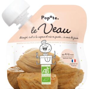 Piure cu carne de vitel 4 luni+ Bio