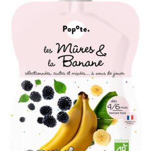 Piure cu mure si banane