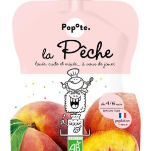 Piure cu piersici 4-6 luni Bio