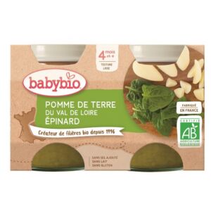Piure de cartofi si spanac Bio
