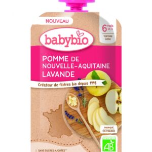Piure de mere si lavanda Bio