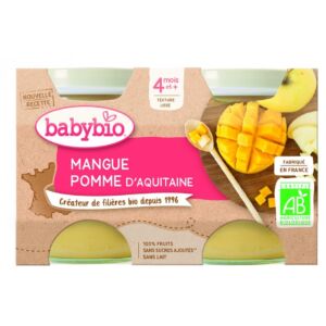 Piure de mere si mango Bio