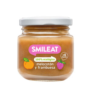 Piure din piersici si zmeura Bio +6 luni