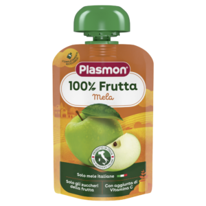 Piure din pulpa de mere si banane cu vitamina C