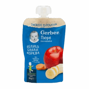 Piure mere banana morcov