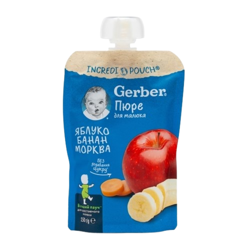 Piure mere banana morcov