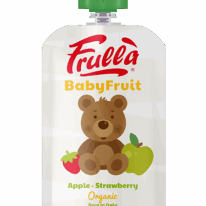 Piure pentru copii din mar si capsuni Baby Fruit Bio