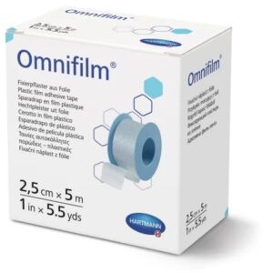 Plasture Omnifilm 2.5 cm x 5 m – Transparent si flexibil Hartmann