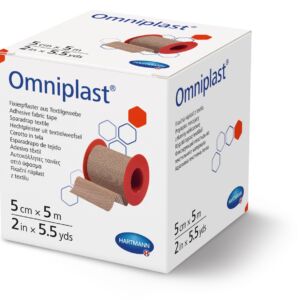 Plasture adeziv Omniplast 5 cm x 5m – Textil