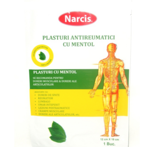 Plasture antireumatic cu mentol 12cm x 18cm