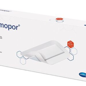 Plasture steril cu corp absorbant si margini autoadezive