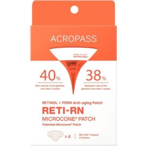 Plasturi antirid cu retinol pentru frunte ACROPASS Reti-RN Microcone Patch T-Shape