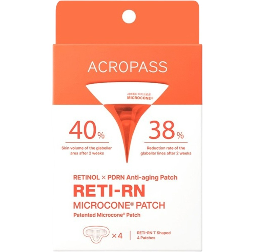Plasturi antirid cu retinol pentru frunte ACROPASS Reti-RN Microcone Patch T-Shape