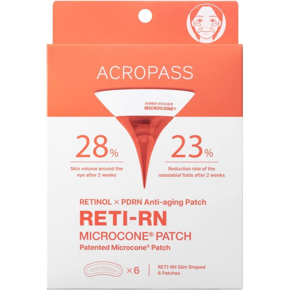 Plasturi antirid cu retinol pentru zone localizate ACROPASS Reti-RN Microcone Patch Slim Type