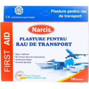 Plasturi pentru rau de transport