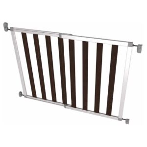 Poarta extensibila din aluminiu si lemn 62-104cm Ikon Pure