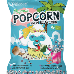 Popcorn bio pentru copii cu ulei de cocos si sare de Himalaya