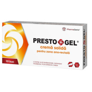 Prestogel cremă solidă (supozitoare) 10 bucati