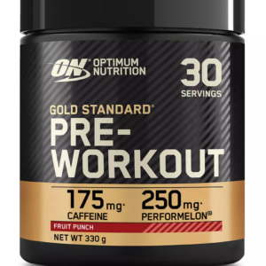 Preworkout Gold Standard aroma Fruit Punch