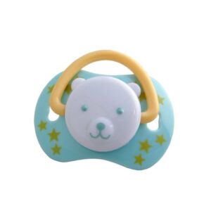 Primii Pasi R0333I - Suzeta Verde Silicon Fata Ursuleti