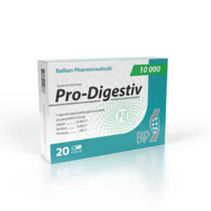 Pro Digestiv 10000 UI 20 capsule Balkan Pharmaceuticals