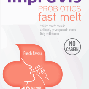 Probiotice Fast Melt cu aroma de piersica