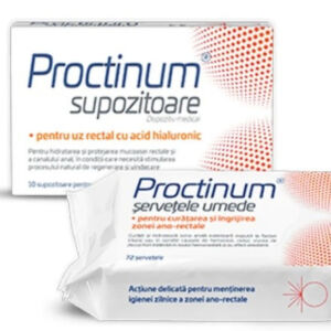 Proctinum 10 sup +Proctinum servetele CADOU-Zdrovit