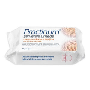 Proctinum servetele umede pentru igiena ano-rectala