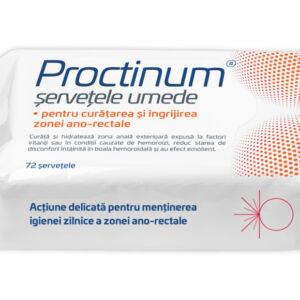 Proctinum servetele umede pentru igiena ano-rectala