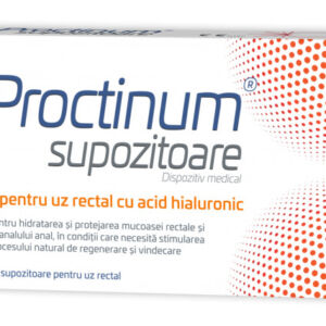 Proctinum supozitoare cu acid hialuronic pentru hemoroizi