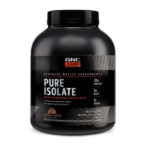 Proteina izolata din zer cu aroma de glazura de ciocolata AMP Pure Isolate